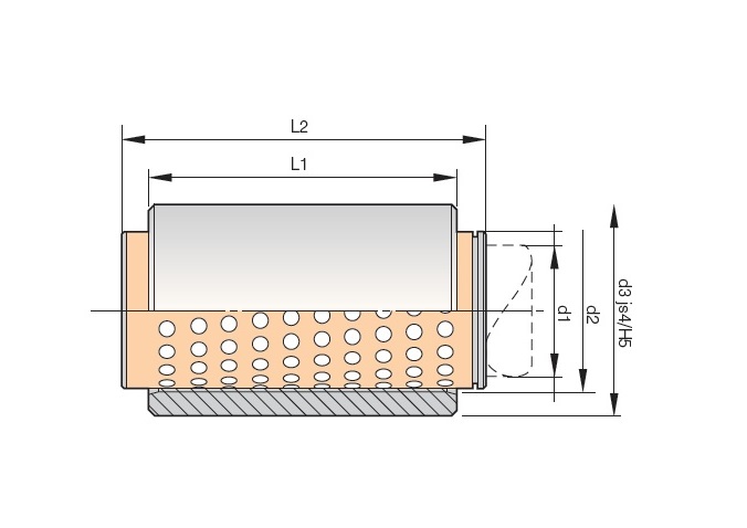 Bussole guida con gabbia a sfere - Guide bushes with ball bearing sleeves
