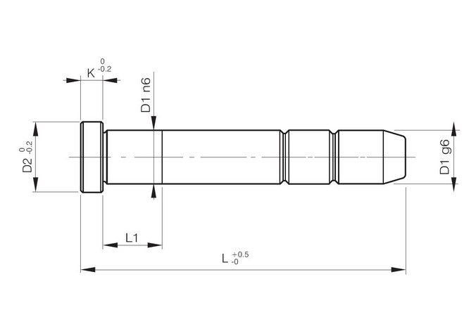 Colonne per stampi plastica - Guide pillars for plastic moulds