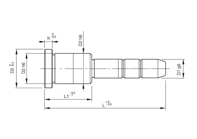 Colonne per stampi plastica - Guide pillars for plastic moulds